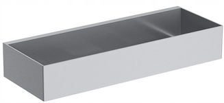 OMNIRES UNI PROSTOKĄTNY KOSZYK PRYSZNICOWY 30 x 5 x 11CM NIKIEL