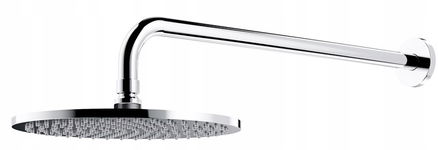 OMNIRES SLIMLINE DESZCZOWNICA Z RAMIENIEM o25CM CHROM POŁYSK