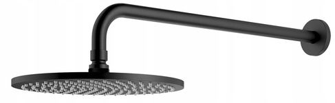OMNIRES SLIMLINE DESZCZOWNICA Z RAMIENIEM o25CM GRAFIT SZCZOTKOWANY