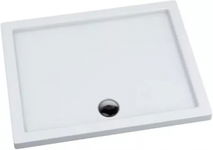 ONNLINE BRODZIK PROSTOKĄTNY PŁYTKI 80x100CM GŁĘBOKOŚĆ 3CM ODPŁYW FI90