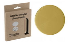 QUADRON NAKŁADKA NA ODPŁYW 3 1/2" 115MM ZŁOTY NANO PVD