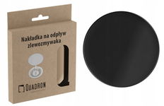 QUADRON NAKŁADKA NA ODPŁYW 3 1/2" 115MM PURE CARBON / CZARNY MAT