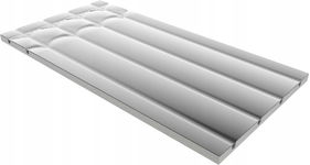 PŁYTA MATA STYROPIANOWA DO PODŁOGÓWKI Z WARSTWĄ ALUMINIUM 120x60x2,5 13SZT