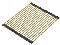 QUADRON Q MATA OCIEKOWA 43x32CM CZARNY ZŁOTY PVD 19 PATYCZKÓW