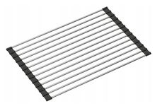 QUADRON Q MATA OCIEKOWA 38x25CM STAL SZLACHETNA CZARNY 13 PATYCZKÓW