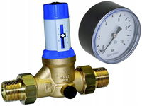 SYR 315.2 REDUKTOR CIŚNIENIA 1,5 - 6 BAR 70°C DN25 G1" + MANOMETR AFRISO