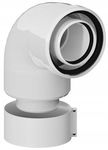 RICOM ADAPTER KOLANKOWY KOLANO DO ODPROWADZANIA SPALIN DN60/100 120°C