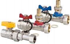 VALVEX SET ZESTAW PODŁĄCZENIOWY POD KOCIOŁ CO i GAZ SPIN 3/4" ORION 1/2"