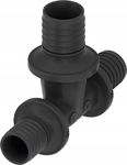 TECE FLEX TRÓJNIK REDUKCYJNY ZACISKANY 90° PPSU 25 x 16 x 16MM