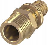 TECE FLEX NYPEL MOSIĘŻNY PRZEJŚCIOWY ZACISKANY STANDARD 20MM X 1/2" GZ