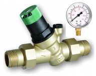 HONEYWELL REGULATOR CIŚNIENIA 1,5-6BAR KVS 7,3 DN32 1 1/4" + MANOMETR