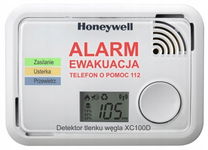 HONEYWELL XC100D-PL-A CZUJNIK DETEKTOR CZADU TLENKU WĘGLA WYŚWIETLACZ LCD