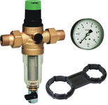 HONEYWELL FILTR Z REGULATOREM CIŚNIENIA FUNKCJĄ OPŁUKIWANIA 3/4" + MANOMETR