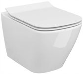 CERSANIT CITY SQUARE MISKA WISZĄCA WC CLEANON Z DESKĄ WOLNOOPADAJĄCĄ ZESTAW