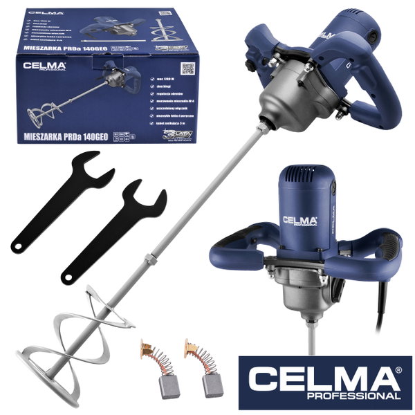 Mieszadło elektryczne CELMA Professional PRDa 140GEO 1200W 2biegi