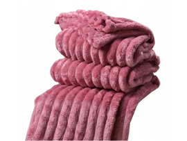 Gruby koc na łóżko wytłaczany 160 cm x 200 cm