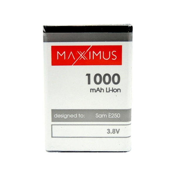 Bateria MAXXIMUS do SAMSUNG E250 1000mAh Li-Ion