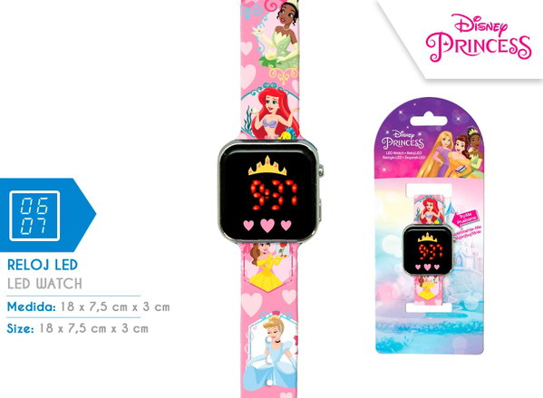 Zegarek cyfrowy LED Disney Princess PN4463