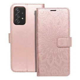 Kabura MEZZO Book do SAMSUNG A52 5G/A52 LTE ( 4G ) mandala złoty róż
