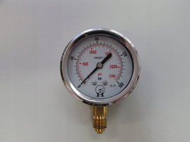 Manometr D63 0-160bar przyłącze dolne 1/4"BSP
