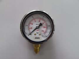 Manometr D63 0-10bar przyłącze dolne 1/4" BSP