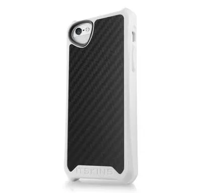 Futerał Atom Matt Carbon Itskins - APPLE IPHONE 5 biały