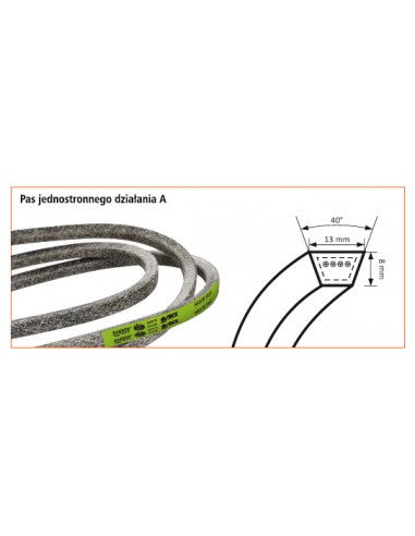 PAS KLINOWY A/G  2280 mm 88,5 Li Garden Belts