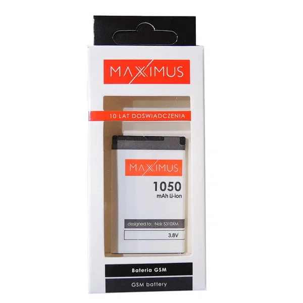 BATERIA MAXXIMUS NOKIA 5310XM 1050mAh Li-ion BL-4CT