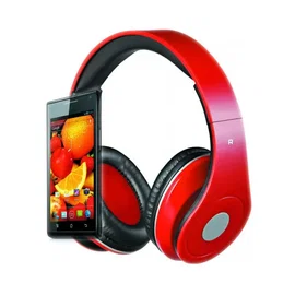 SŁUCHAWKI REBELTEC AUDIOFEEL2 RED Z MIKROFONEM