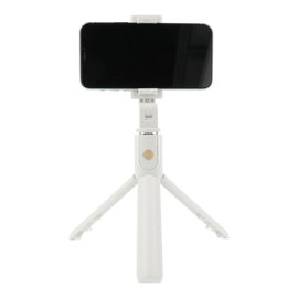 Uchwyt TRIPOD SELFIE K07 bluetooth z pilotem biały