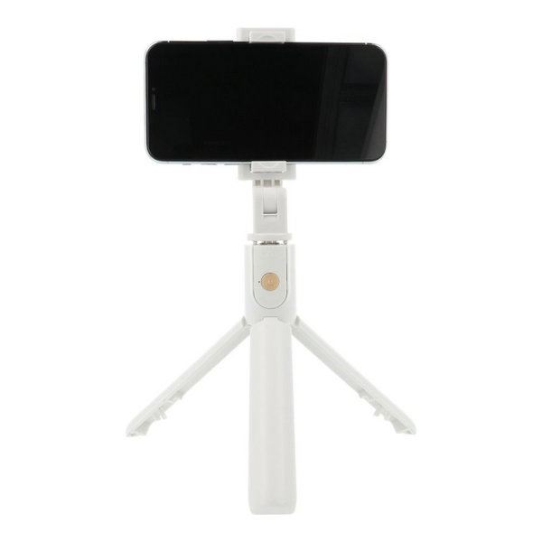 Uchwyt TRIPOD SELFIE K07 bluetooth z pilotem biały