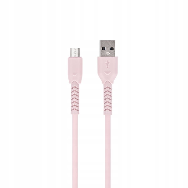 Maxlife kabel MXUC-04 USB - microUSB 1,0 m 3A różowy
