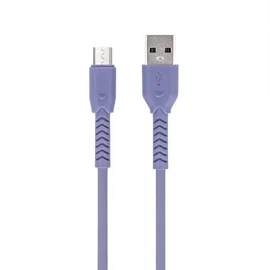 Maxlife kabel MXUC-04 USB - microUSB 1,0 m 3A fioletowy