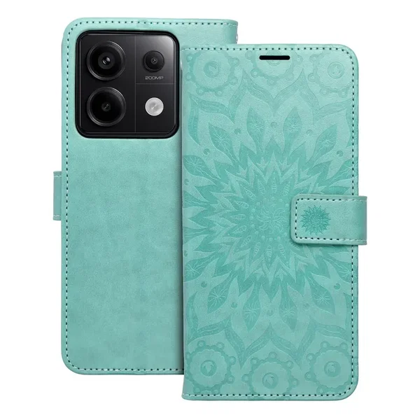 Kabura MEZZO Book do XIAOMI Redmi Note 13 Pro 5G mandala zielony