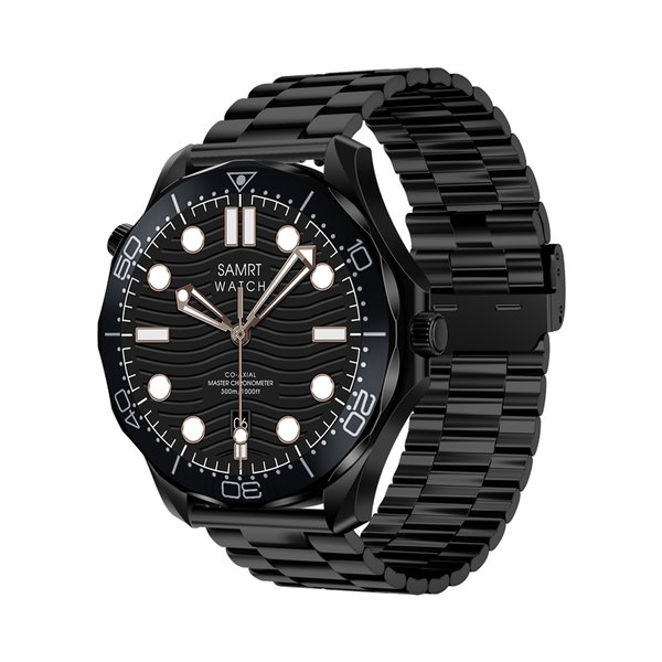 Smartwatch VELTORI VT150-1 Czarny Pasek Silikonowy + Czarna Bransoleta
