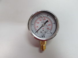 Manometr D63 0-25bar przyłącze dolne 1/4" BSP