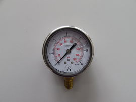 Manometr D63 0-12bar przyłącze dolne 1/4" BSP