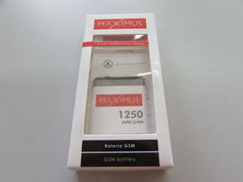 Bateria Maxximus do NOVUM MT-196 1250mAh