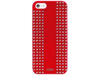 PURO Rock Round Cover - Etui iPhone 5/5S (czerwony)