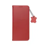 Kabura SMART PRO Book skórzana do SAMSUNG S22 Ultra bordowy