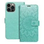 Kabura MEZZO Book do IPHONE 13 Pro Max mandala zielony