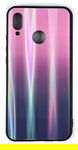 Nakładka Aurora Glass do Huawei P20 Lite różowo-czarna
