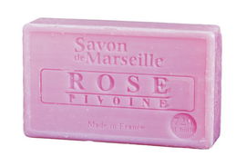 Mydło marsylskie 100g RÓŻA-PIWONIA prostokątne