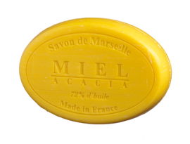 Mydło marsylskie 100g MIÓD-AKACJA owalne