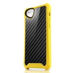 Futerał Atom Sheen Carbon Itskins - APPLE IPHONE 5 żółty