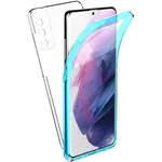Futerał 360 Full Cover PC + TPU do SAMSUNG S21 niebieski