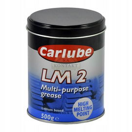 Smar litowy LM2 CARLUBE puszka 500G wielozadaniowy wysokotemperaturowy