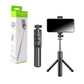 ECOBOX UCHWYT DO TELEFONU SELFIE STATYW + PILOT BLUETOOTH