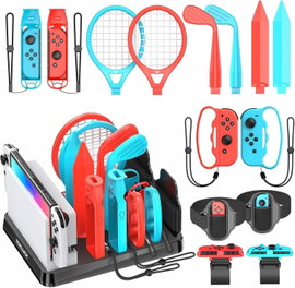 15w1 Zestaw akcesoriów sportowych do gier do Nintendo Switch OLED PREMIUM
