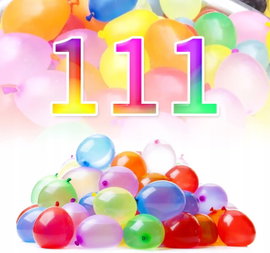 Balony na wodę bomby wodne wielokolorowe Zestaw 111szt